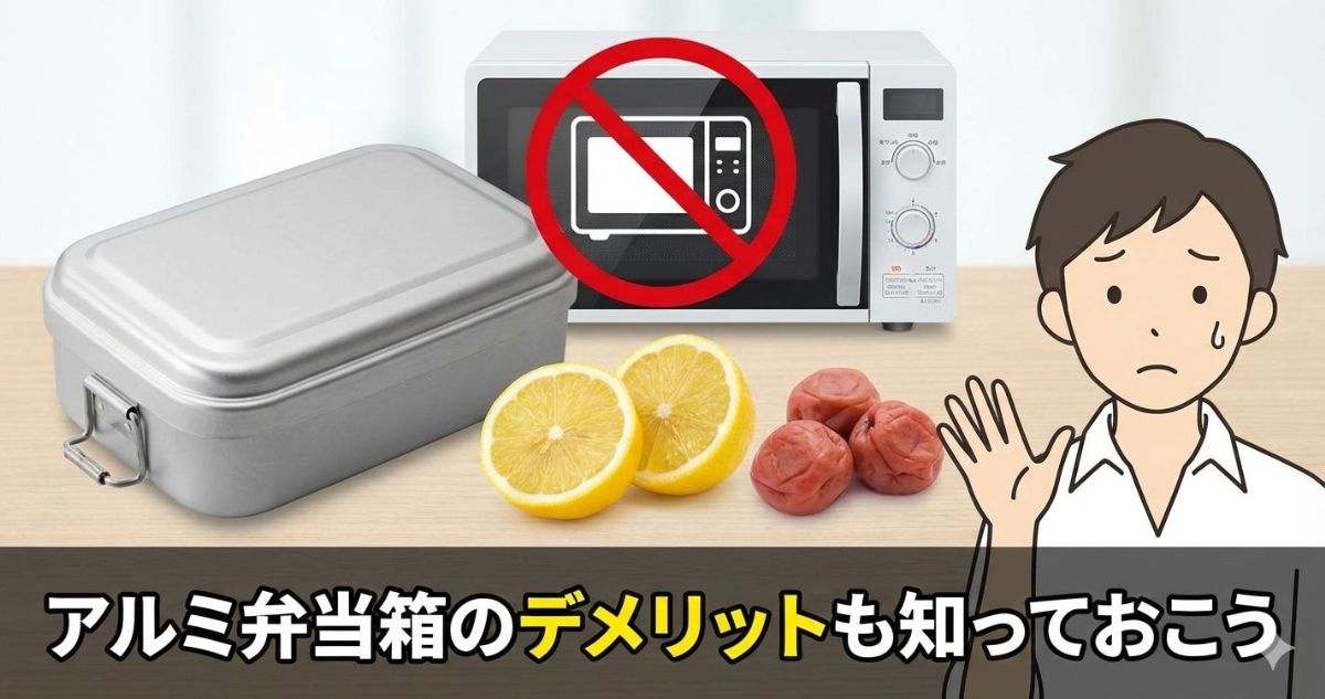 アルミ弁当箱 メリット