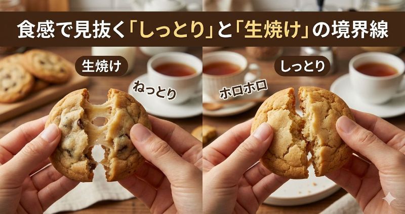 クッキー 生焼け 見分け方 
