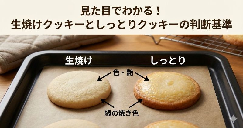 クッキー 生焼け 見分け方 