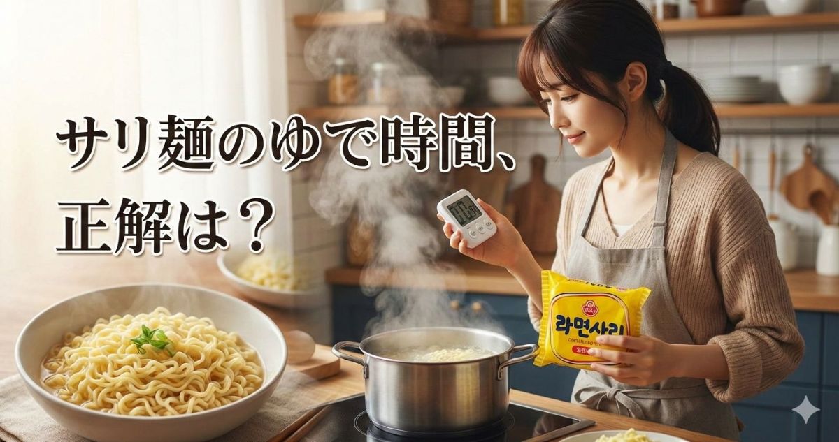 サリ麺 ゆで時間