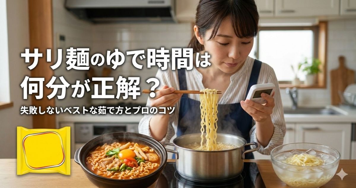 サリ麺 ゆで時間