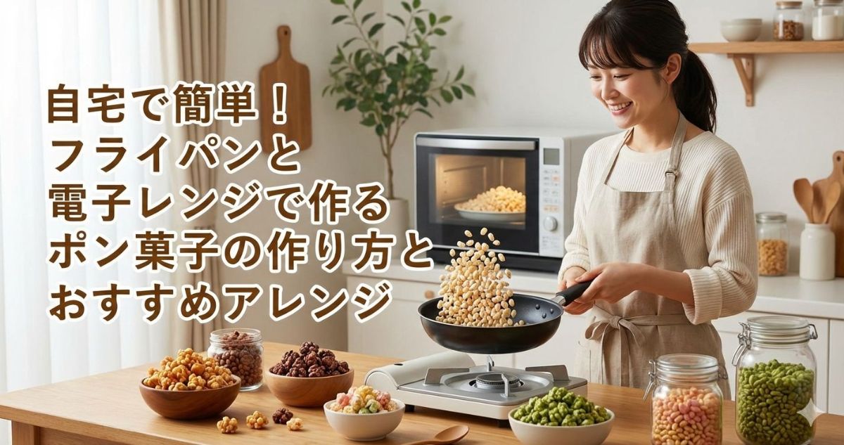 ポン菓子 作り方 自宅