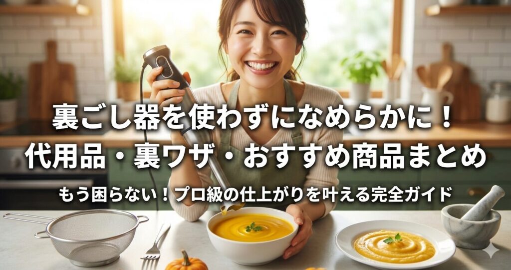 裏ごし器 代用
