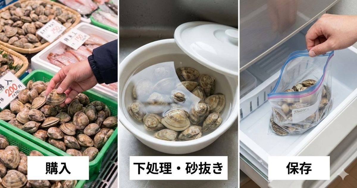 はまぐり 少ししか開かない