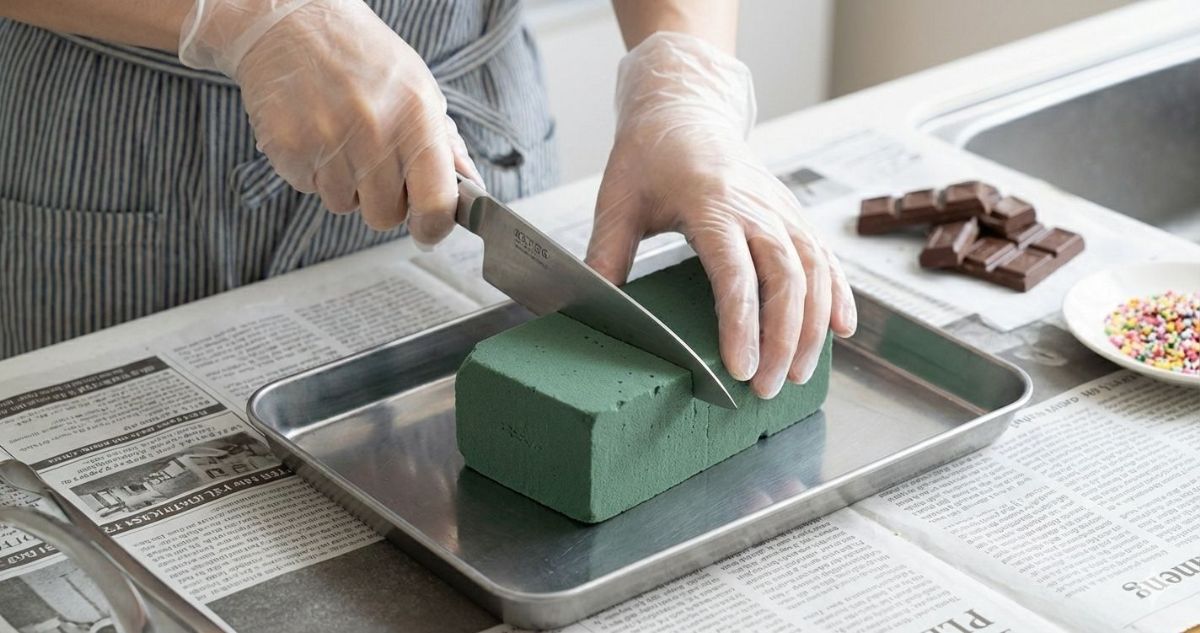 チョコバナナ 立てる台 100均