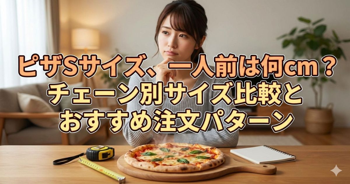 ピザ s サイズ 一人