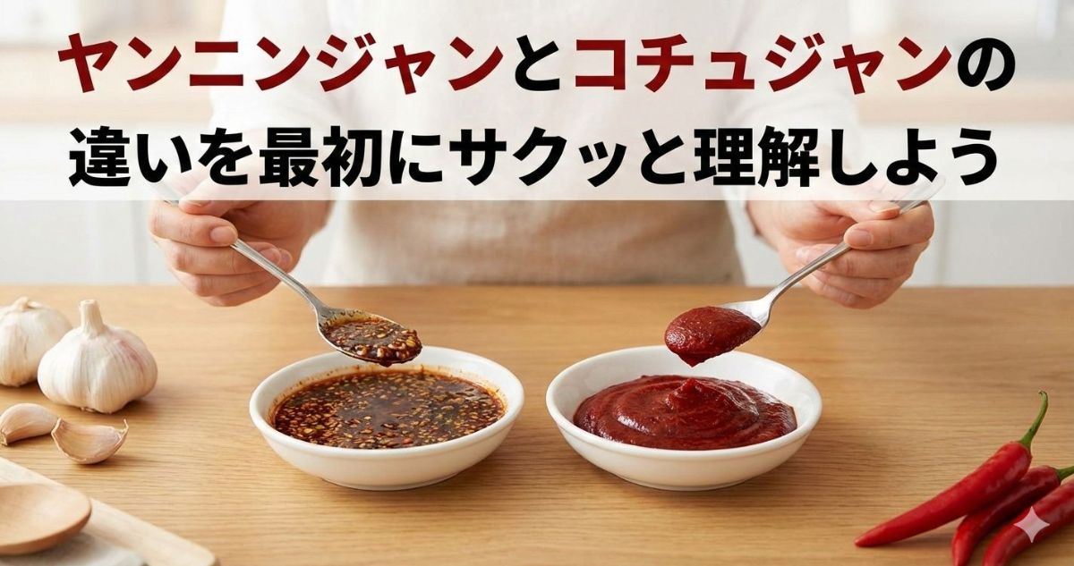 ヤンニンジャン コチュジャン 違い