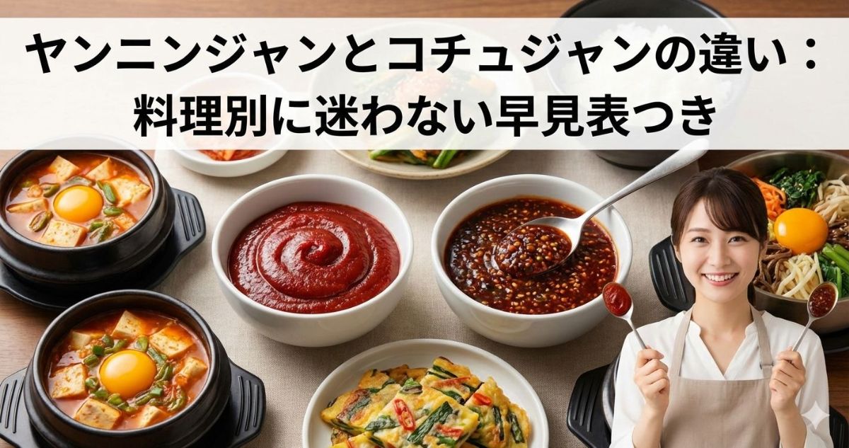 ヤンニンジャン コチュジャン 違い