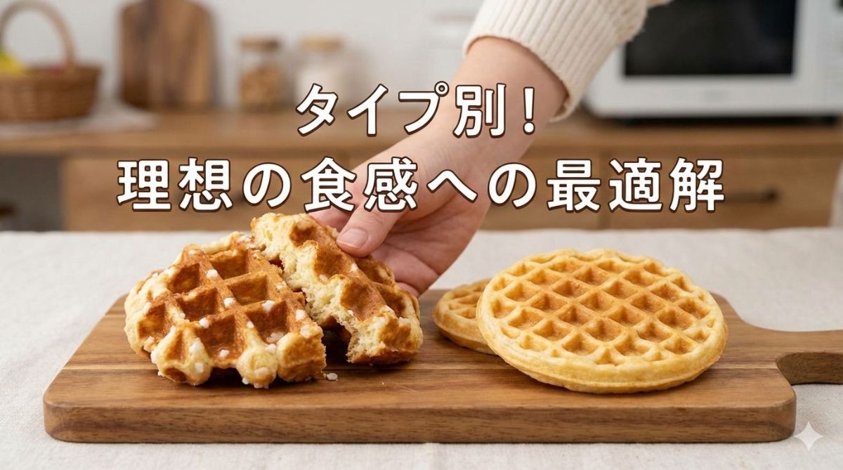 ワッフル カリカリにする方法