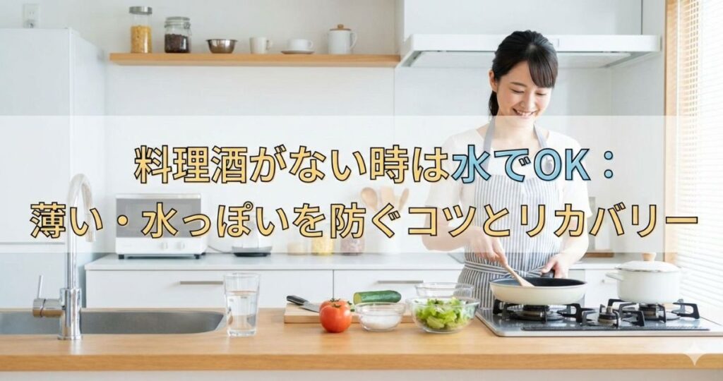 料理酒 代用 水