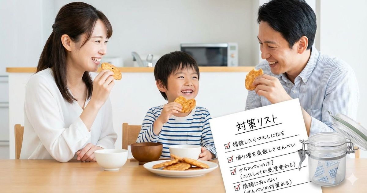 湿気たせんべい 戻す方法