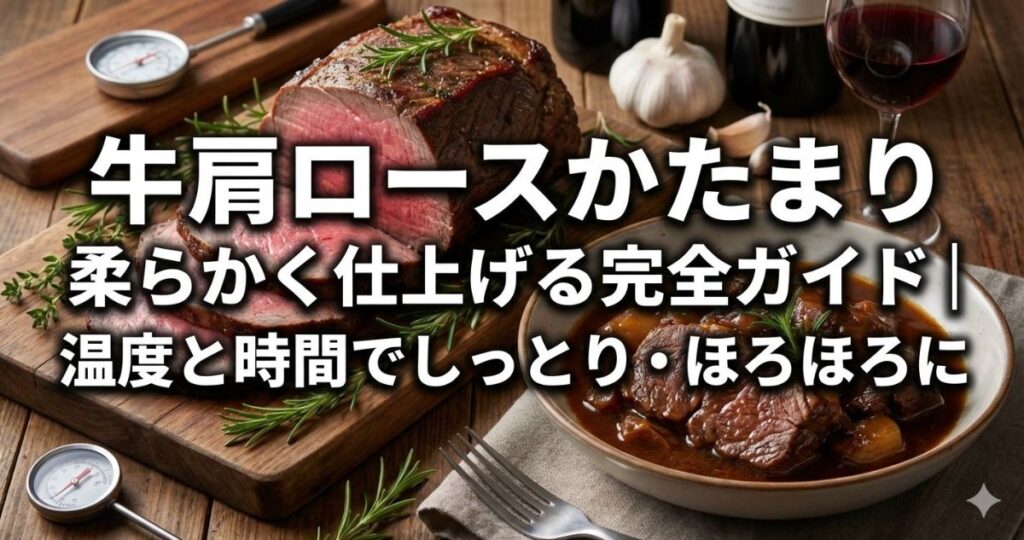 牛肩ロースかたまり 柔らかく