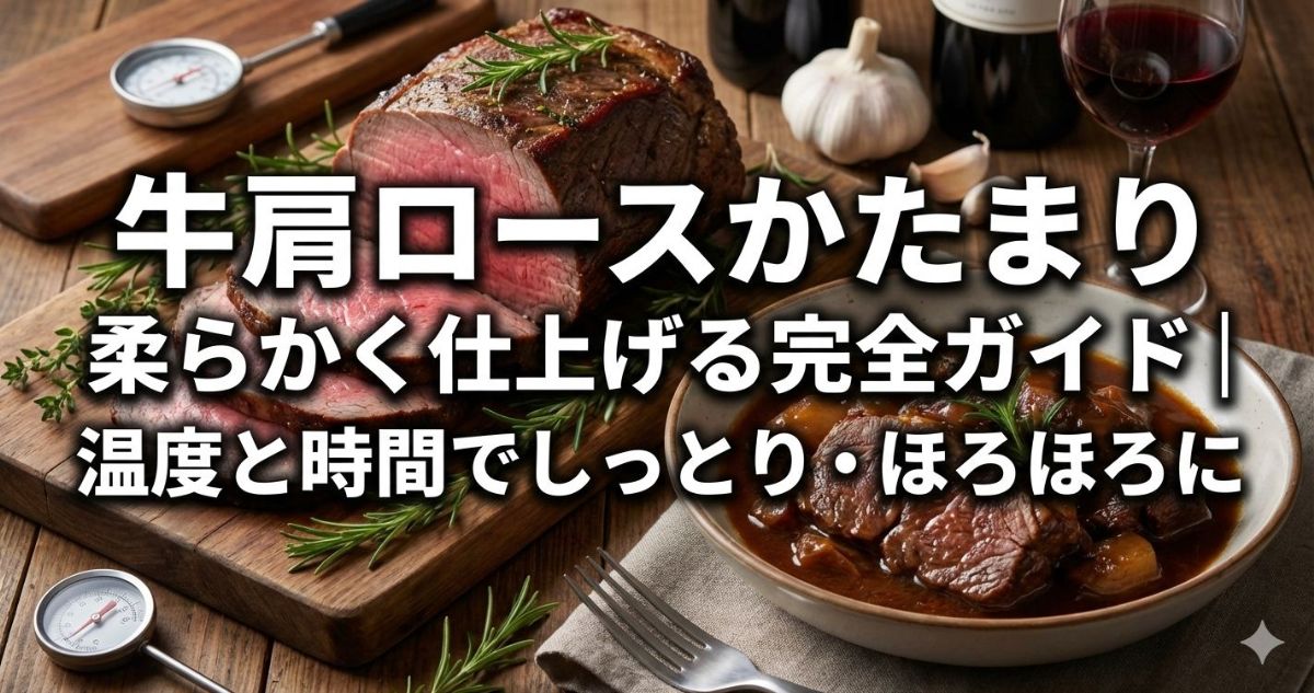 牛肩ロースかたまり 柔らかく