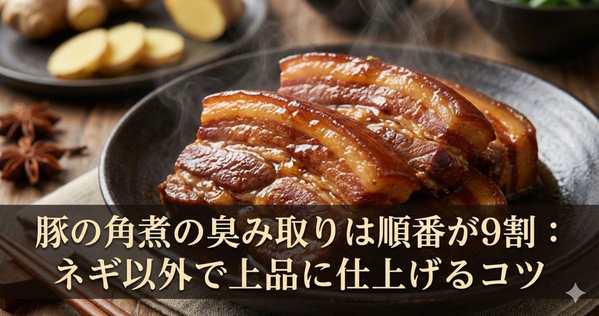 豚の角煮 臭み取り ネギ以外