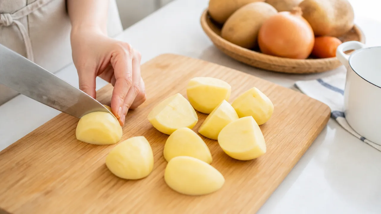 カレーのじゃがいもが煮崩れしない方法は？切り方と入れるタイミング