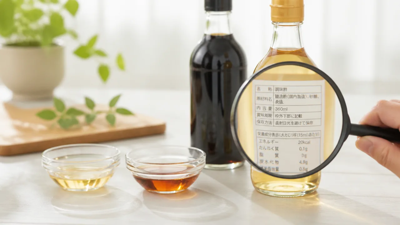 三杯酢と黒酢の違いは?味・原料・使い分けをわかりやすく解説